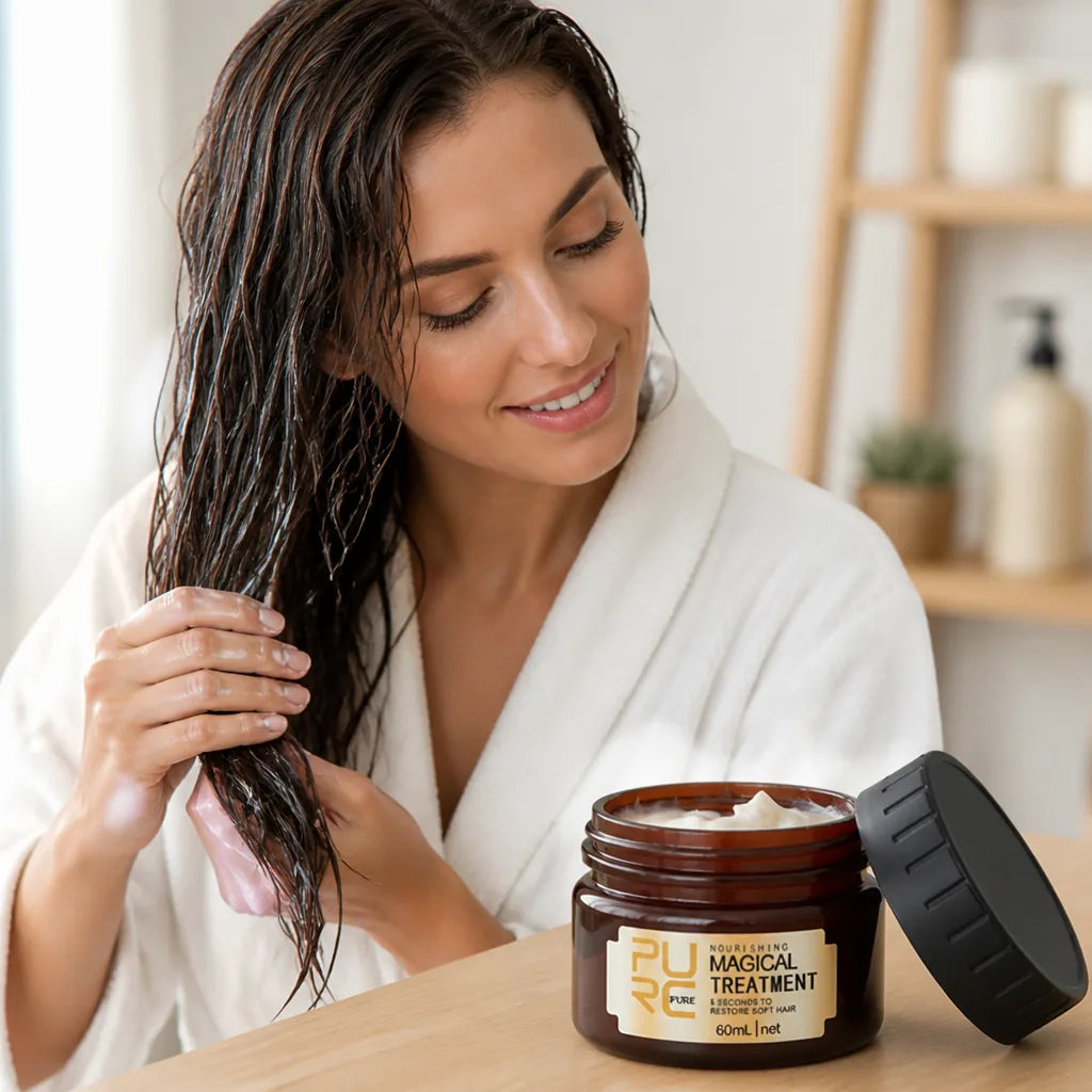 Hair Mask Keratin & Argan Oil Restores Shine