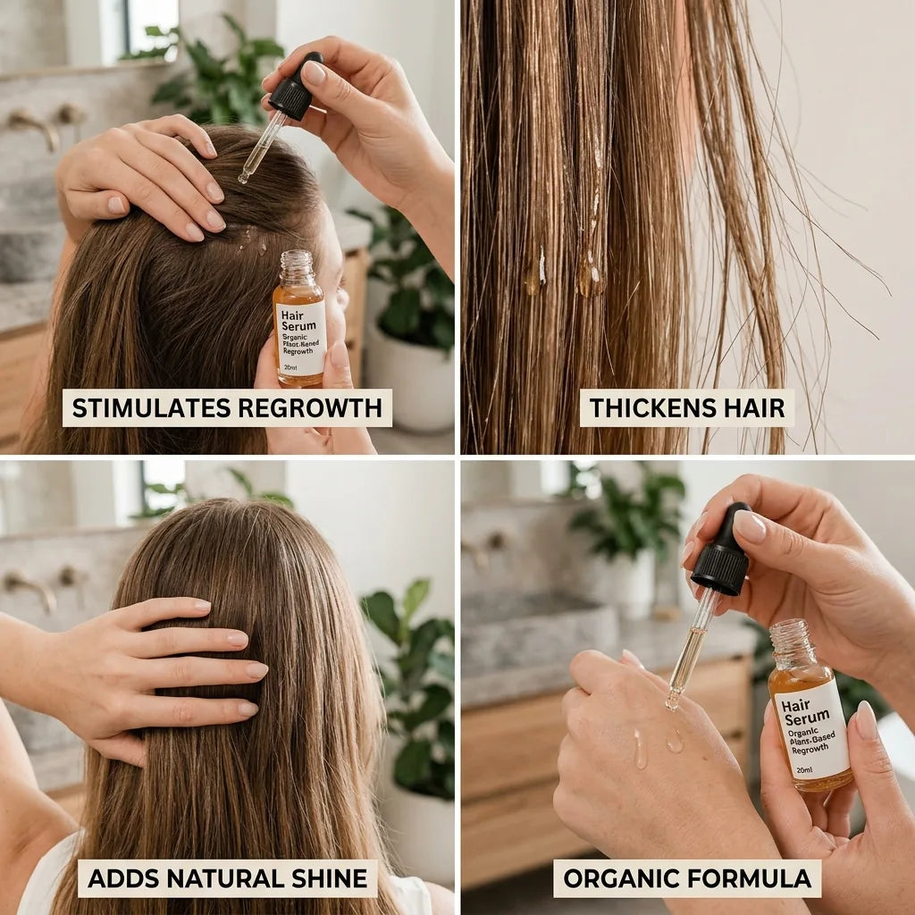 Hair Serum Organic Plant-Based Regrowth