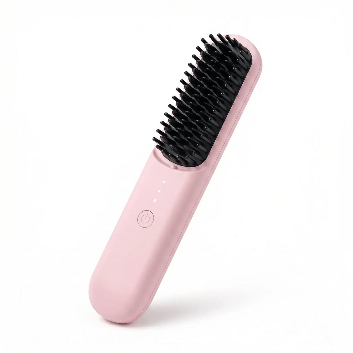 Hair Straightening Brush Cordless USB-C Rechargeable Adjustable Heat Settings