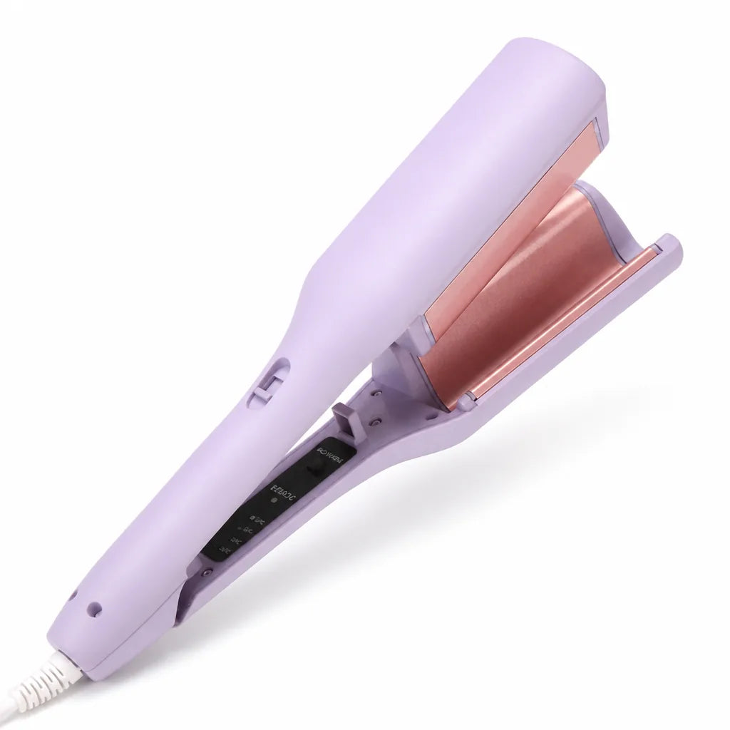 Hair Waver S-Shaped Dual Barrels Ceramic Coating