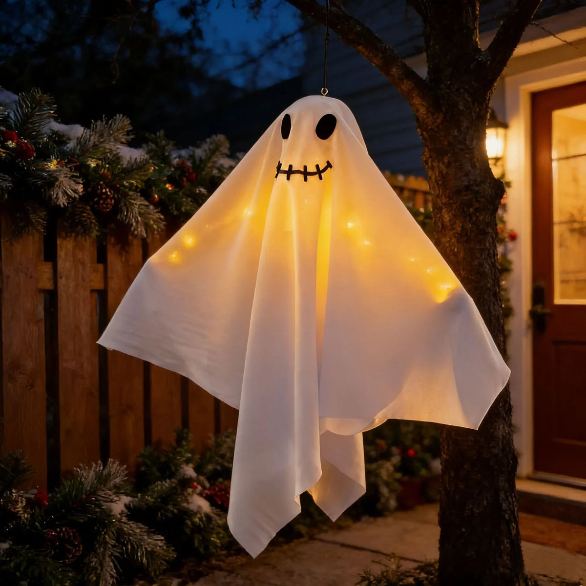 Halloween Ghost Decoration LED-Lit Weatherproof Indoor & Outdoor