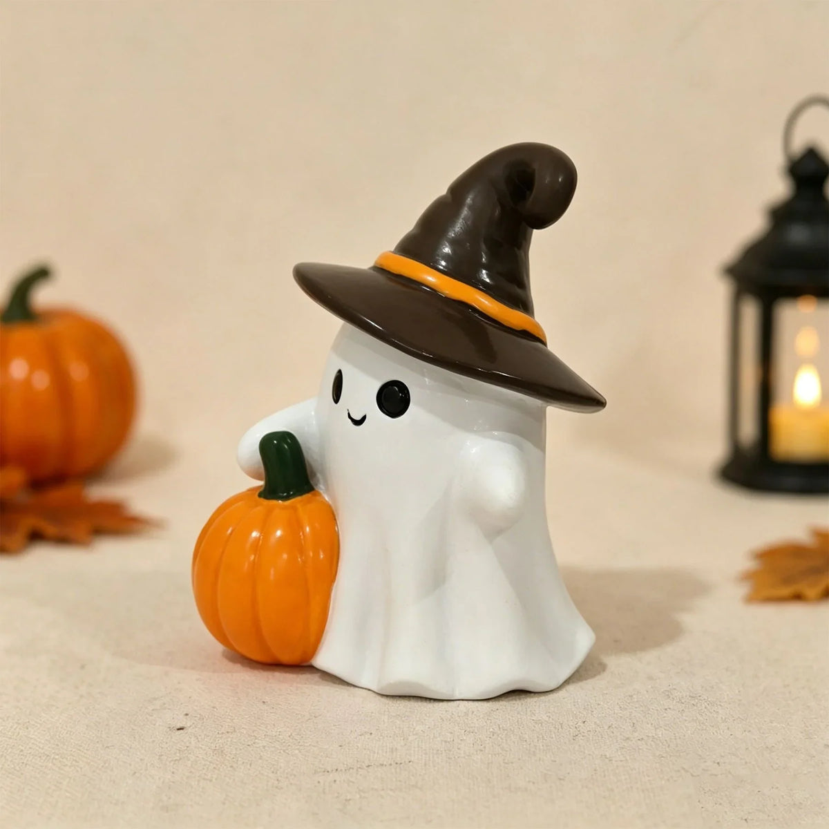 Halloween Ghost Figurine Handmade Resin Weather-Resistant