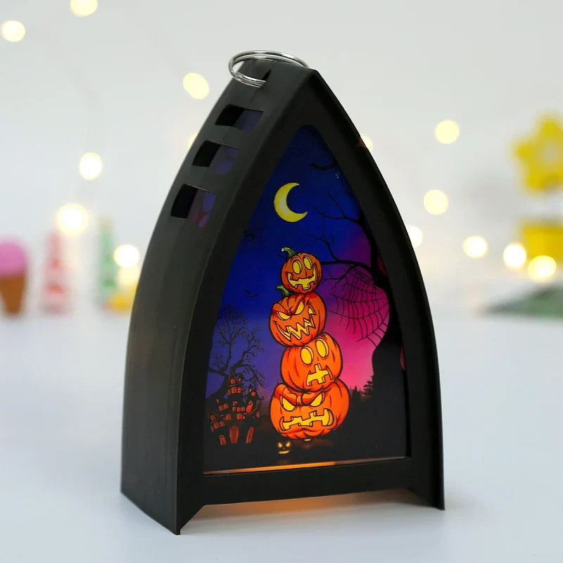 Halloween Lamp Skeleton Motif Energy-Efficient LED