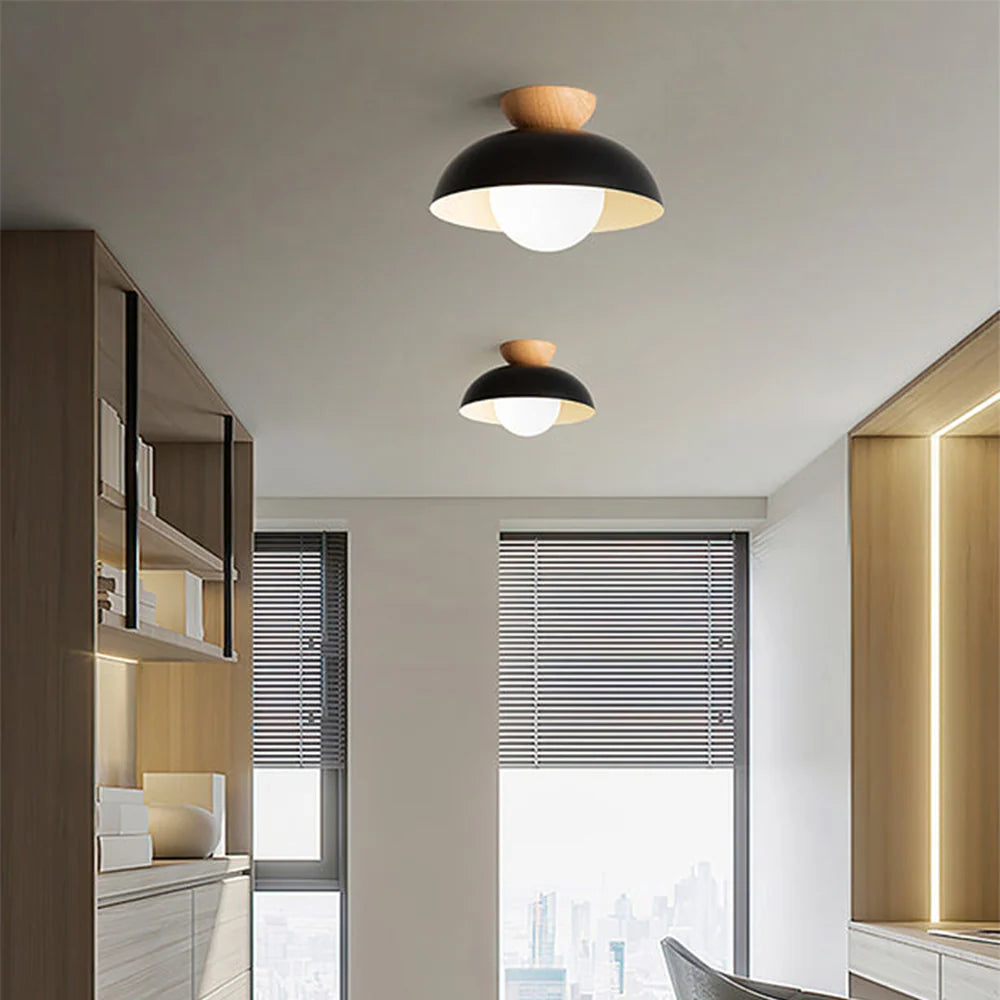 Hallway Ceiling Light Dome Flush Mount Continuous Lighting