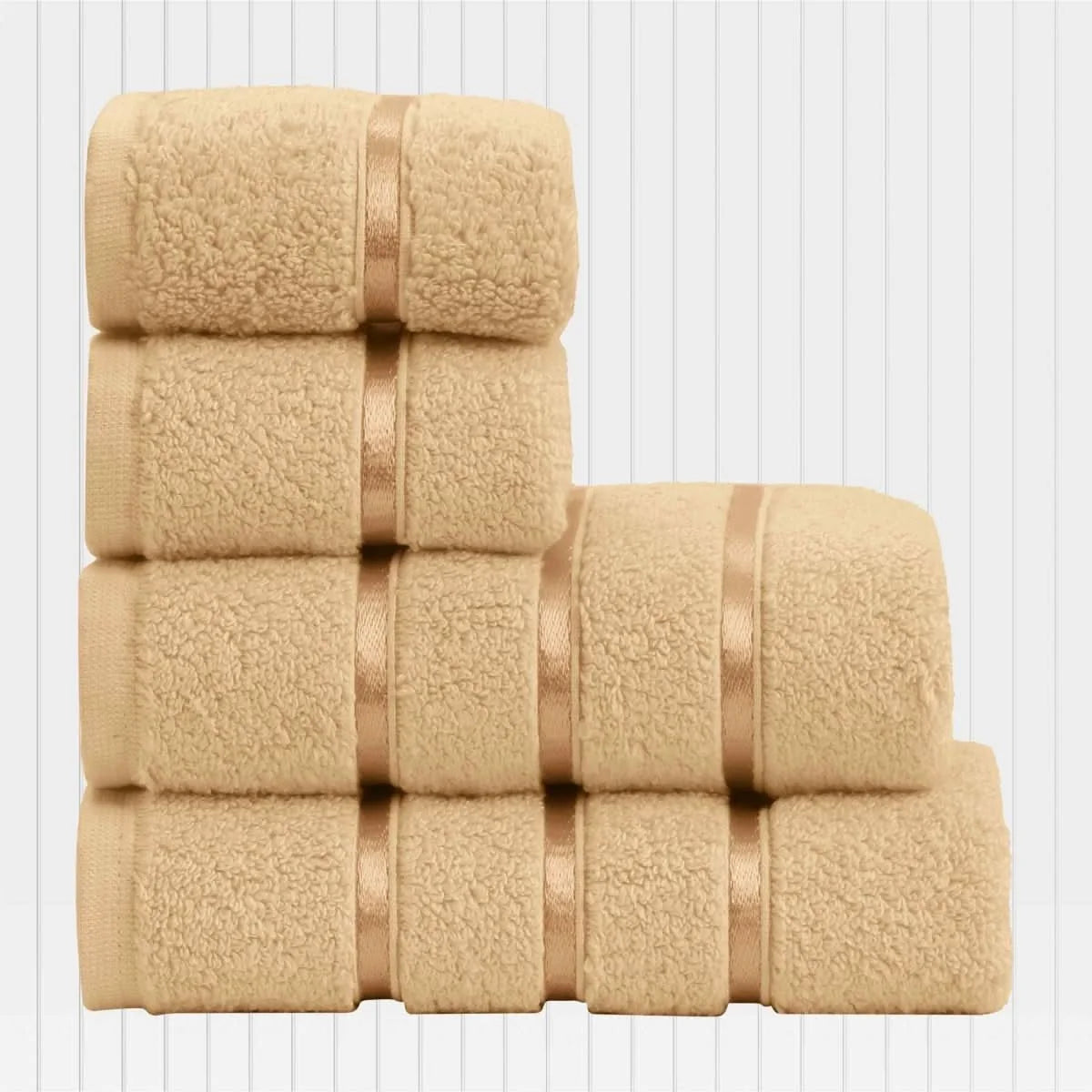 Hand & Face Towel Set 100% Cotton Quick-Drying