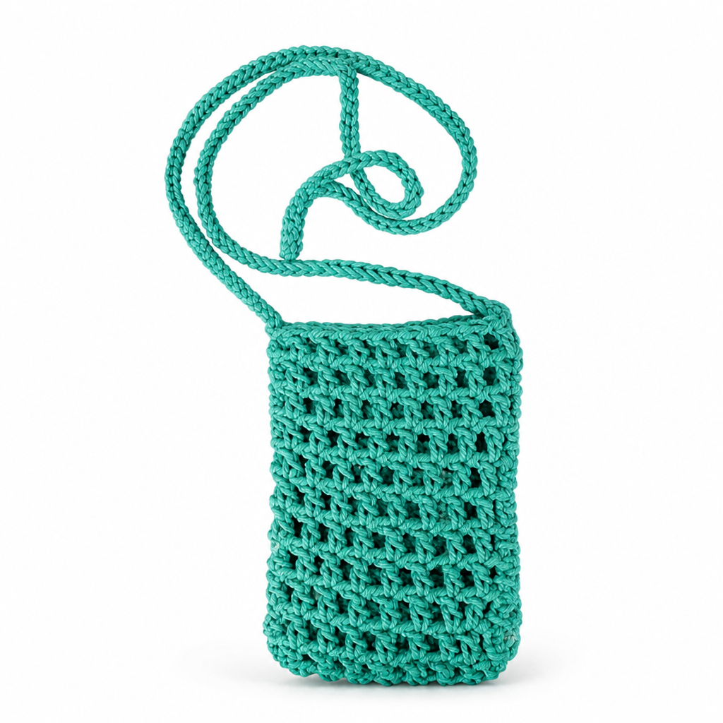 Hand-Knotted Eco-Friendly Macramé Shoulder Bag