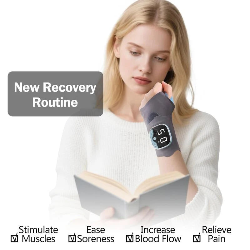 Hand Massager Heated Cordless Adjustable Intensity