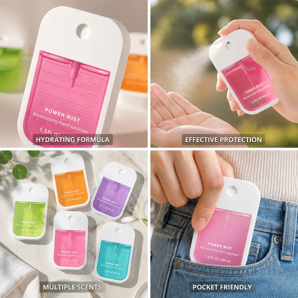 Hand Sanitizer Spray Hydrating Travel Size 45ml