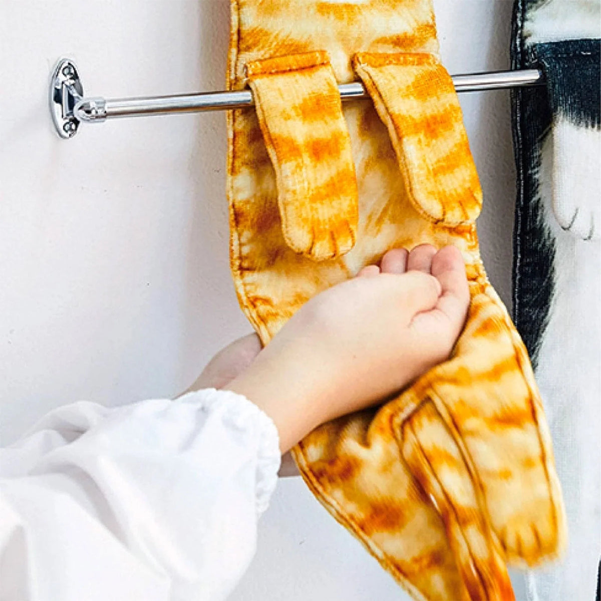 Hand Towel Quick-Dry Absorbent Cat Design