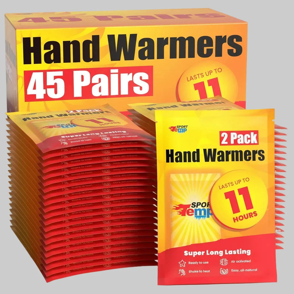 Hand Warmers Air-Activated & Individually Sealed 45 Pairs