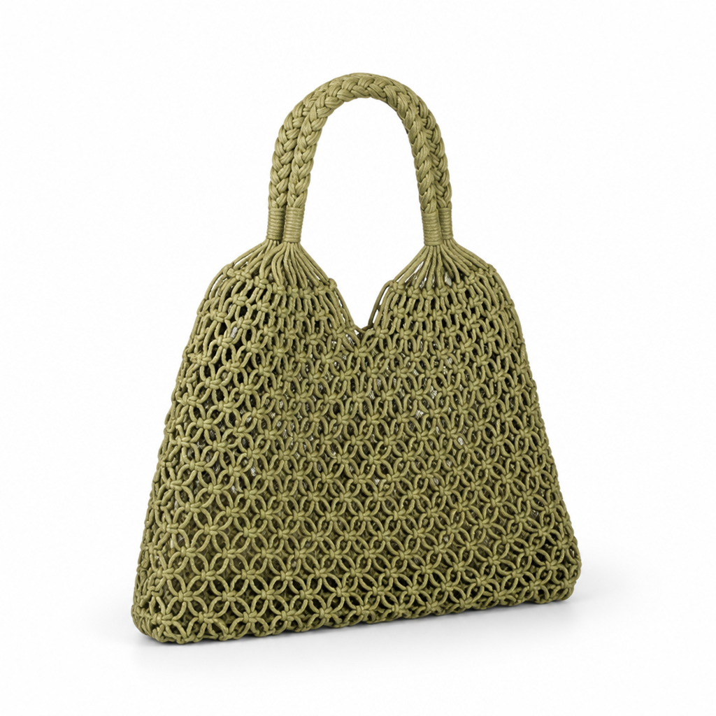 Handcrafted Breathable Odor-Resistant Mesh Tote