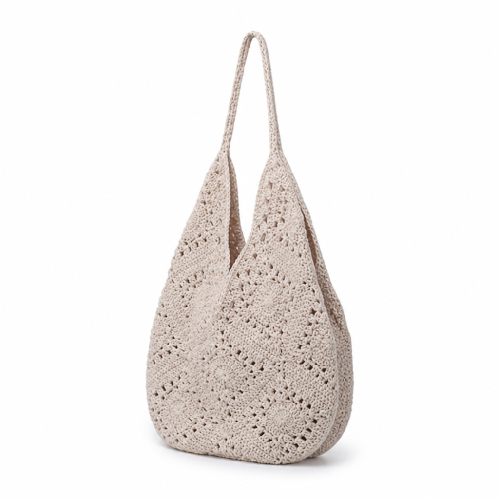 Handcrafted Crochet Lightweight Tote Bag