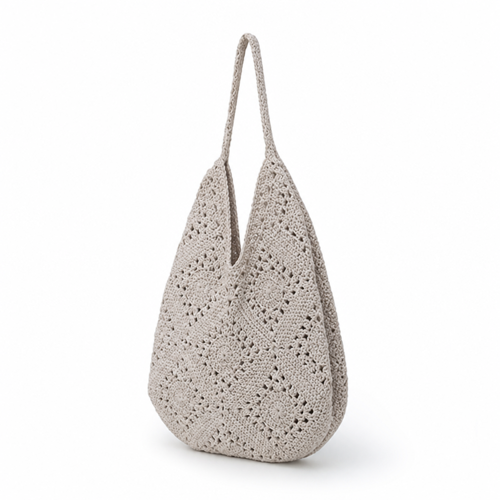 Handcrafted Crochet Lightweight Tote Bag