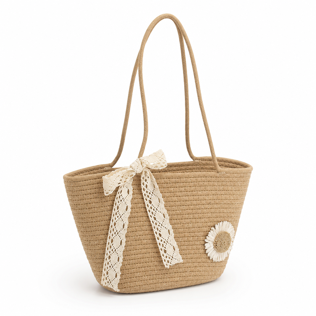 Handcrafted Crochet Sunflower Shoulder Bag