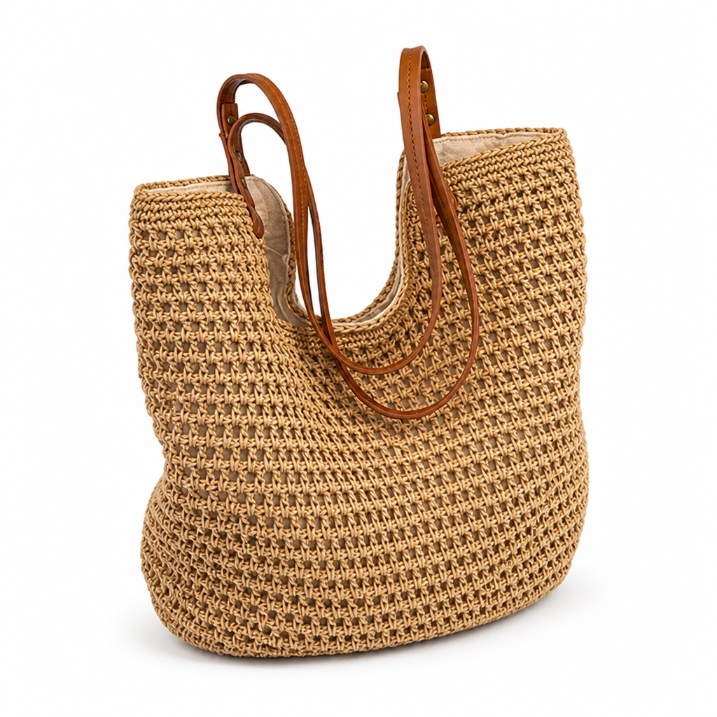 Handcrafted Durable Woven Beach Tote
