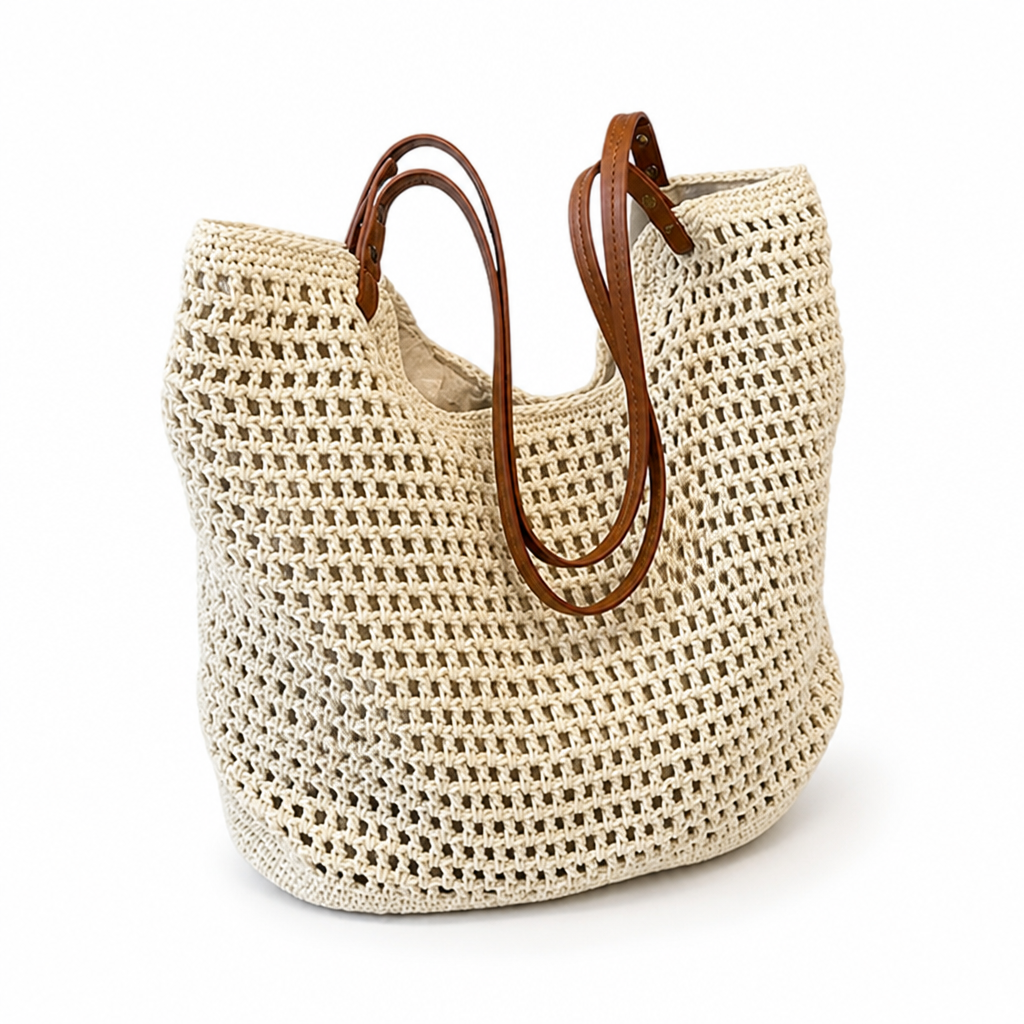 Handcrafted Durable Woven Beach Tote