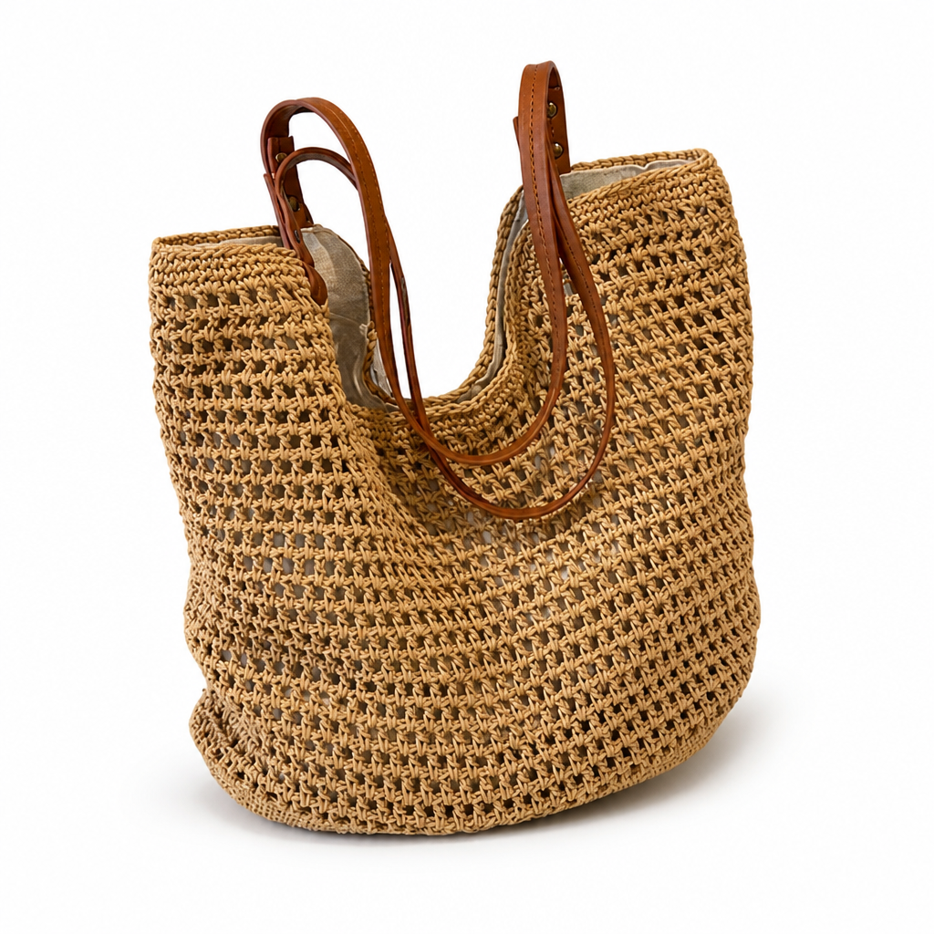 Handcrafted Durable Woven Beach Tote