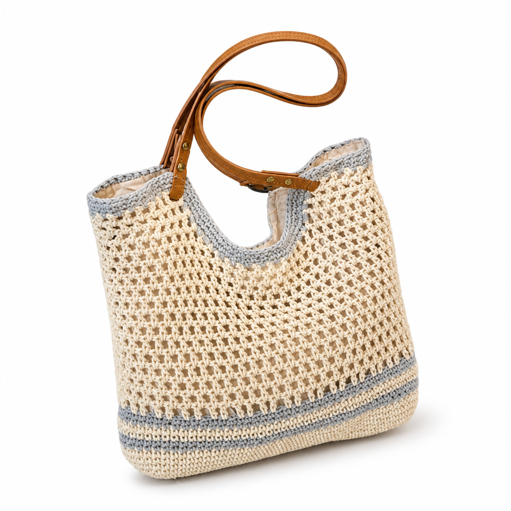 Handcrafted Durable Woven Beach Tote