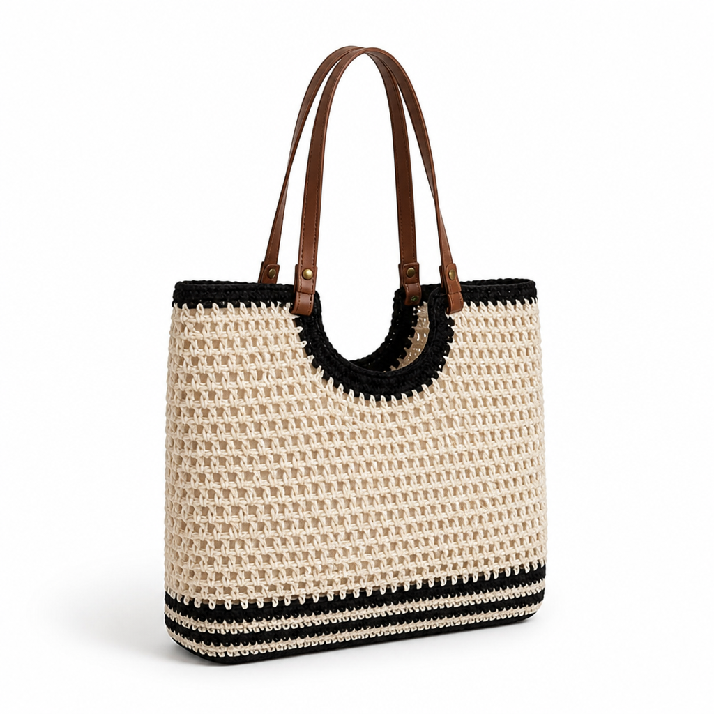 Handcrafted Durable Woven Beach Tote