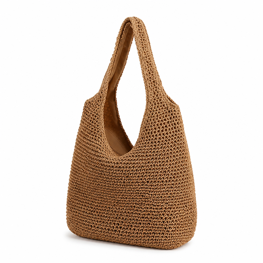 Handcrafted Eco-Friendly Crochet Jute Tote