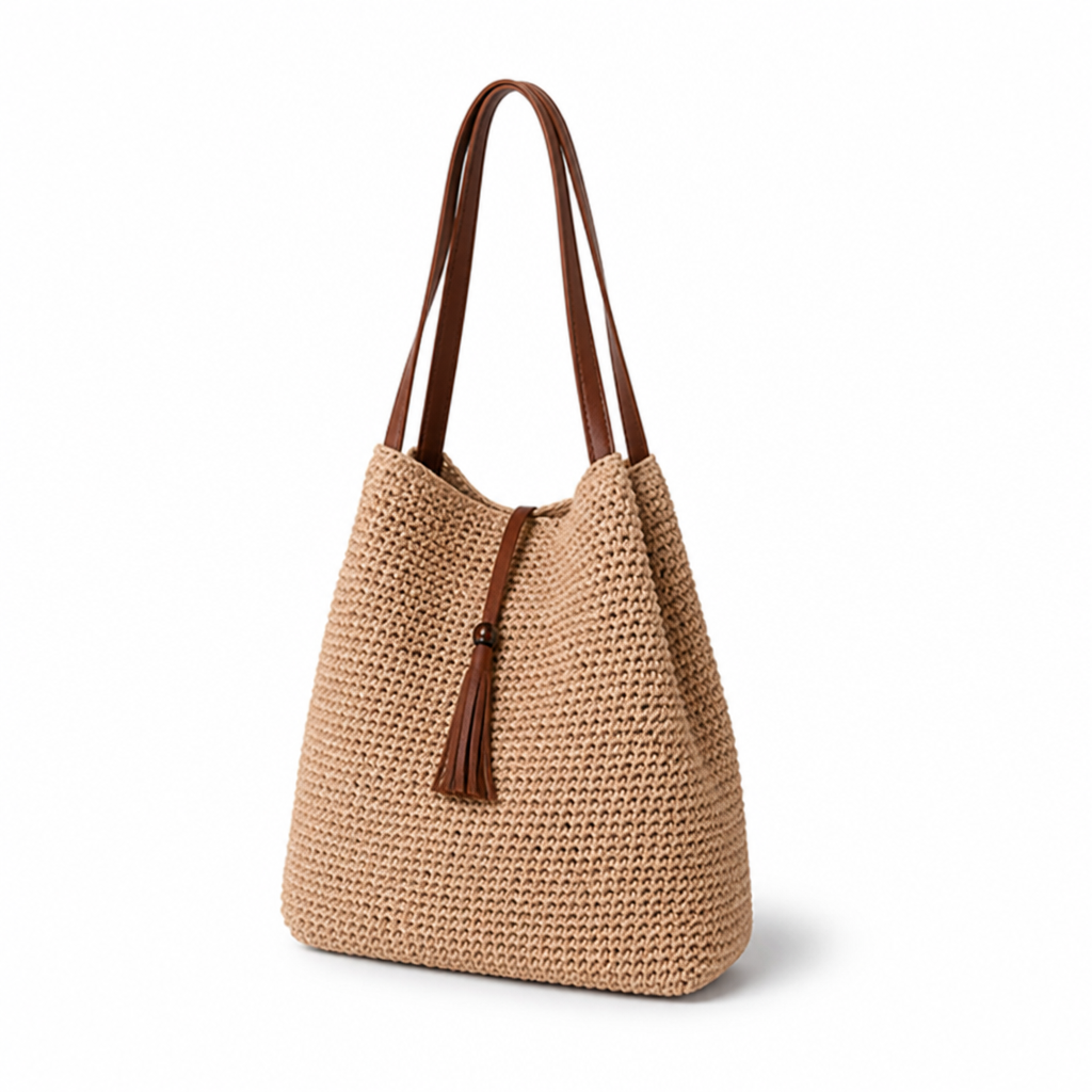 Handcrafted Eco-Friendly Macrame Shoulder Bag