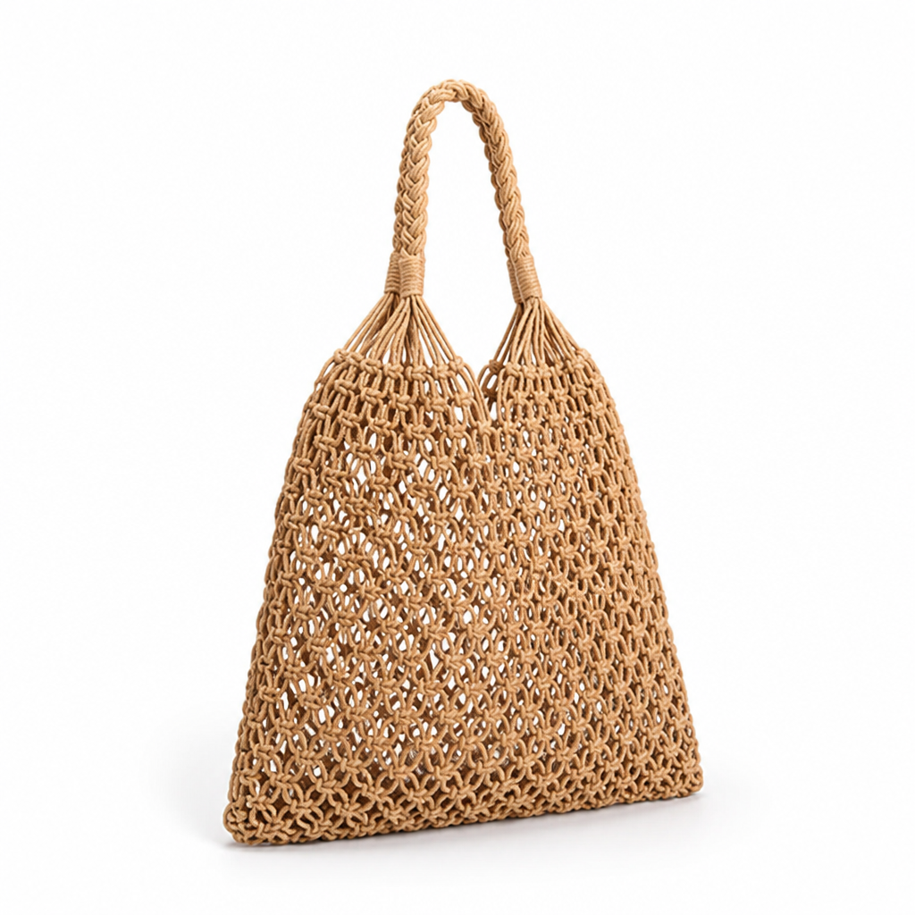 Handcrafted Eco-Friendly Mesh Tote Bag