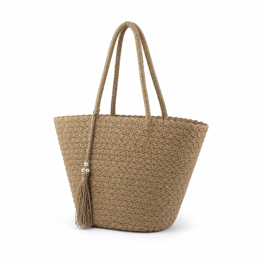 Handcrafted Eco-Friendly Shoulder Bag (Adjustable Straps)