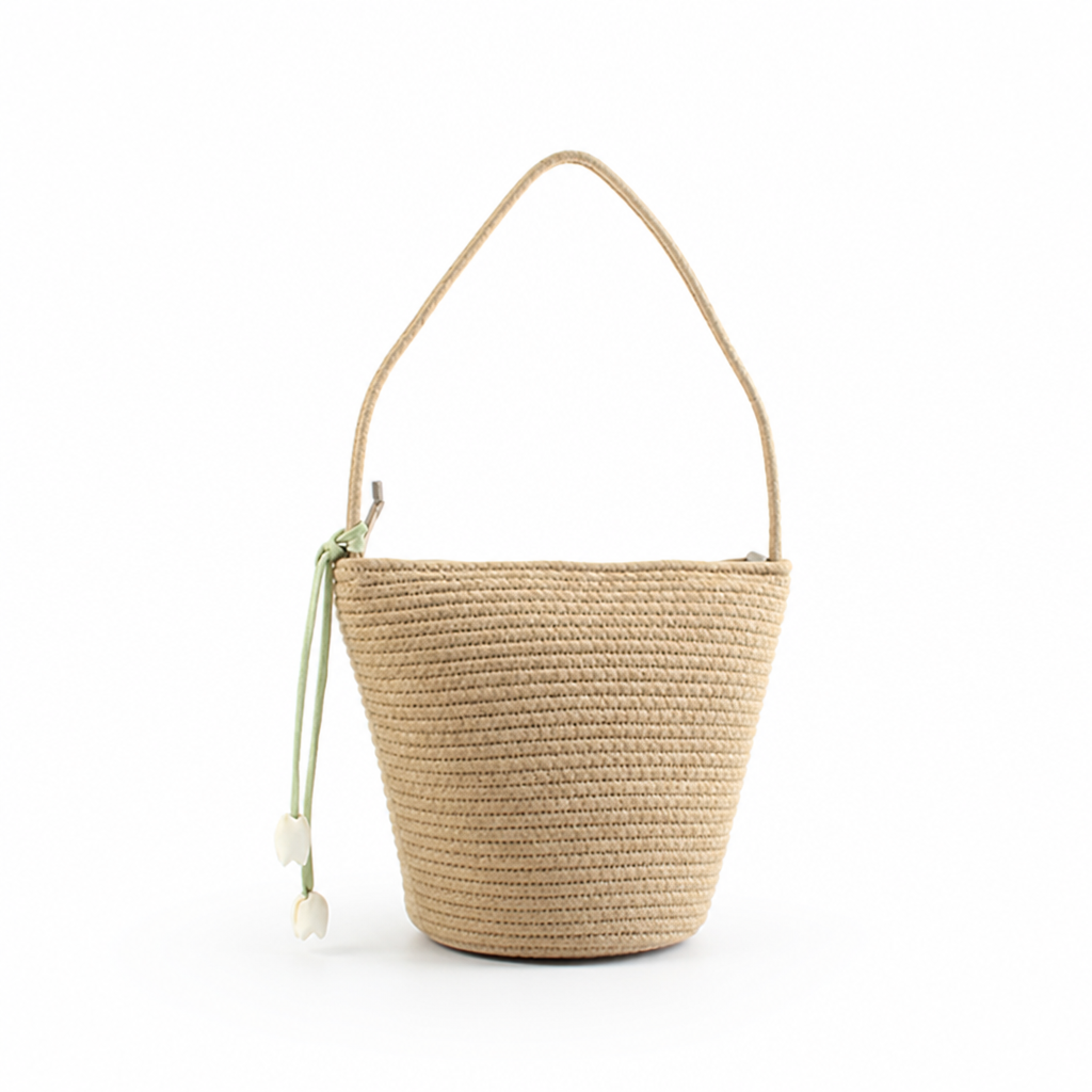Handcrafted Natural Fabric Minimalist Handbag