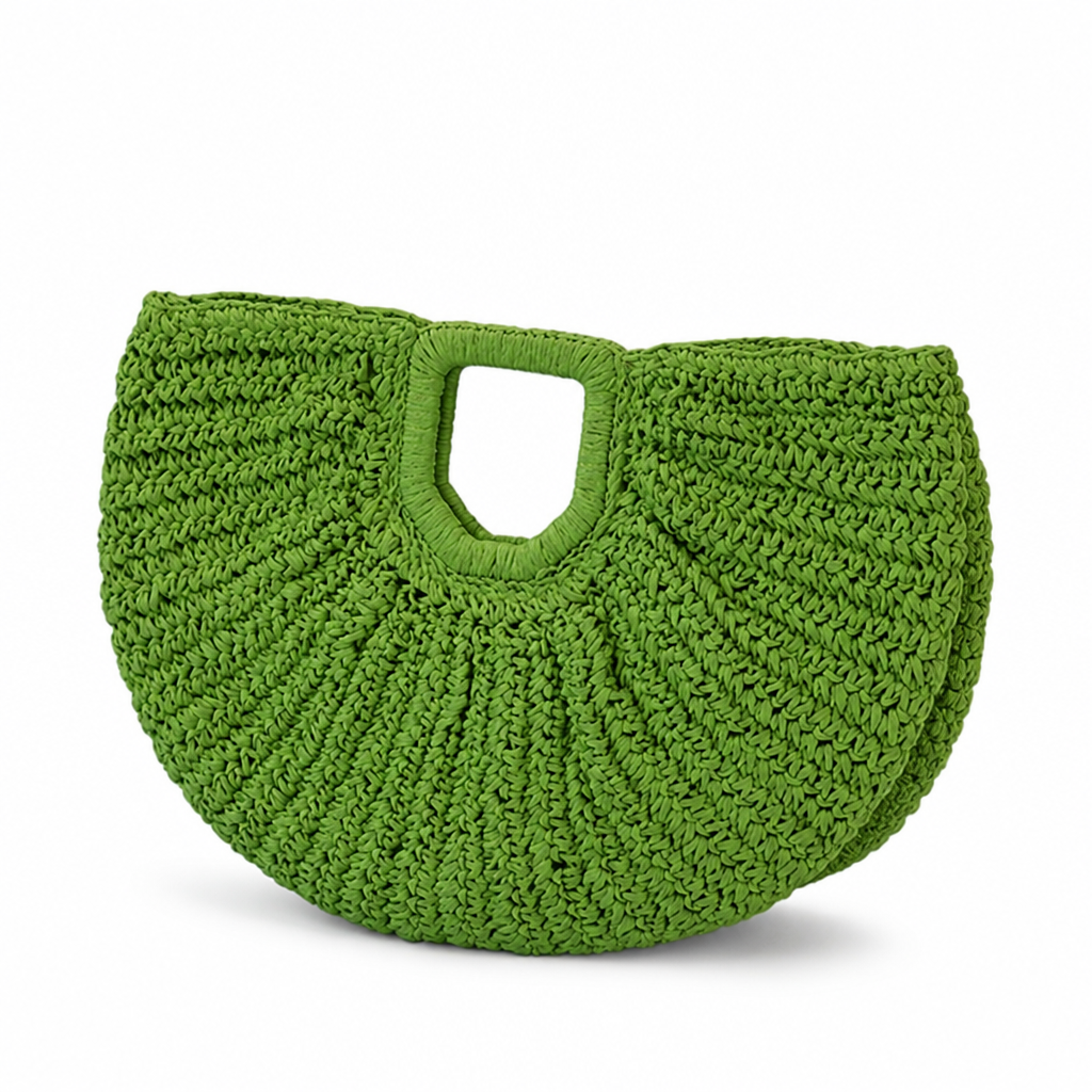 Handcrafted Ribbed Sustainable Beach Bag (Spacious)