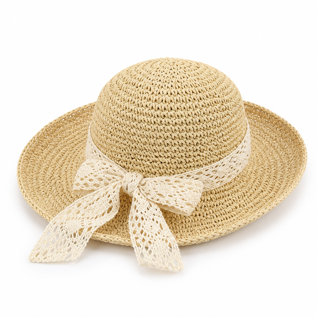Handcrafted Straw UV-Protective Sun Hat (Adjustable Fit)