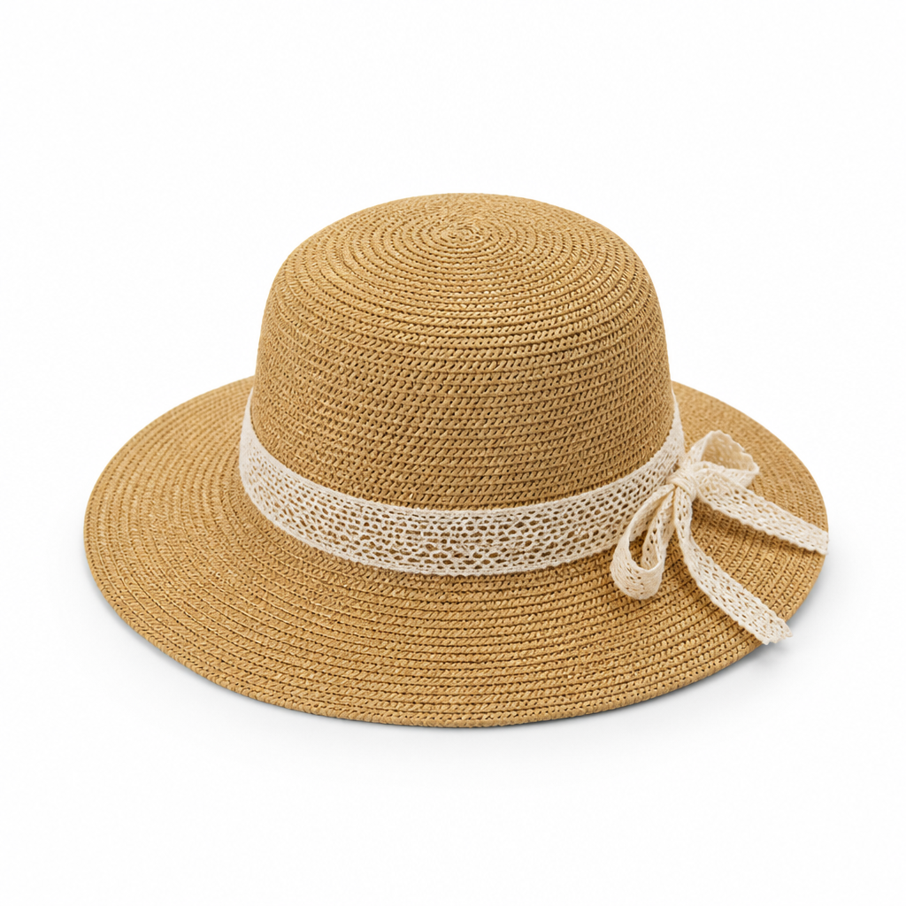 Handcrafted Straw UV-Protective Sun Hat (Adjustable Fit)