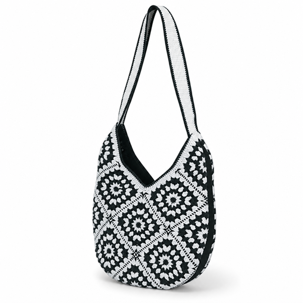Handcrafted Unique Pattern Lightweight Shoulder Bag