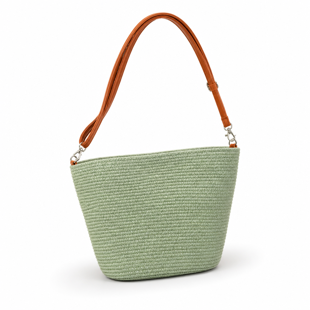 Handcrafted Woven Adjustable Strap Shoulder Bag