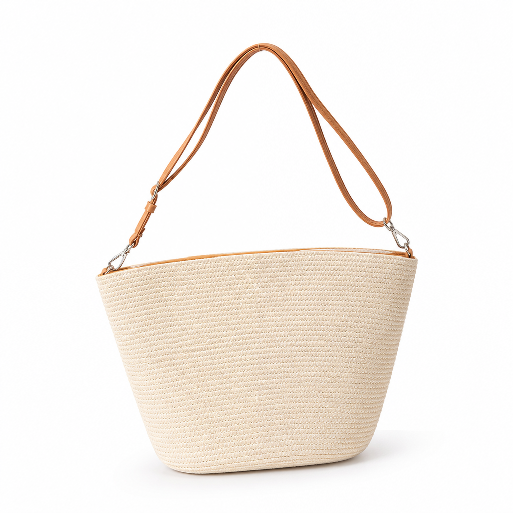 Handcrafted Woven Adjustable Strap Shoulder Bag