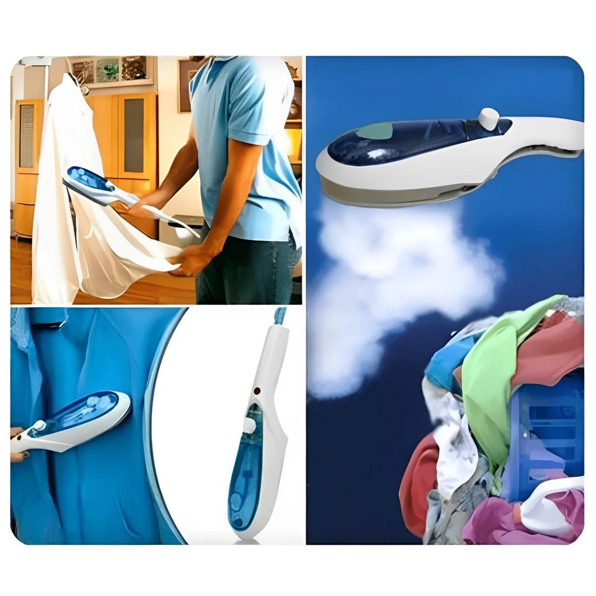 Handheld Garment Steamer 45-Second Heat-Up Dual Voltage