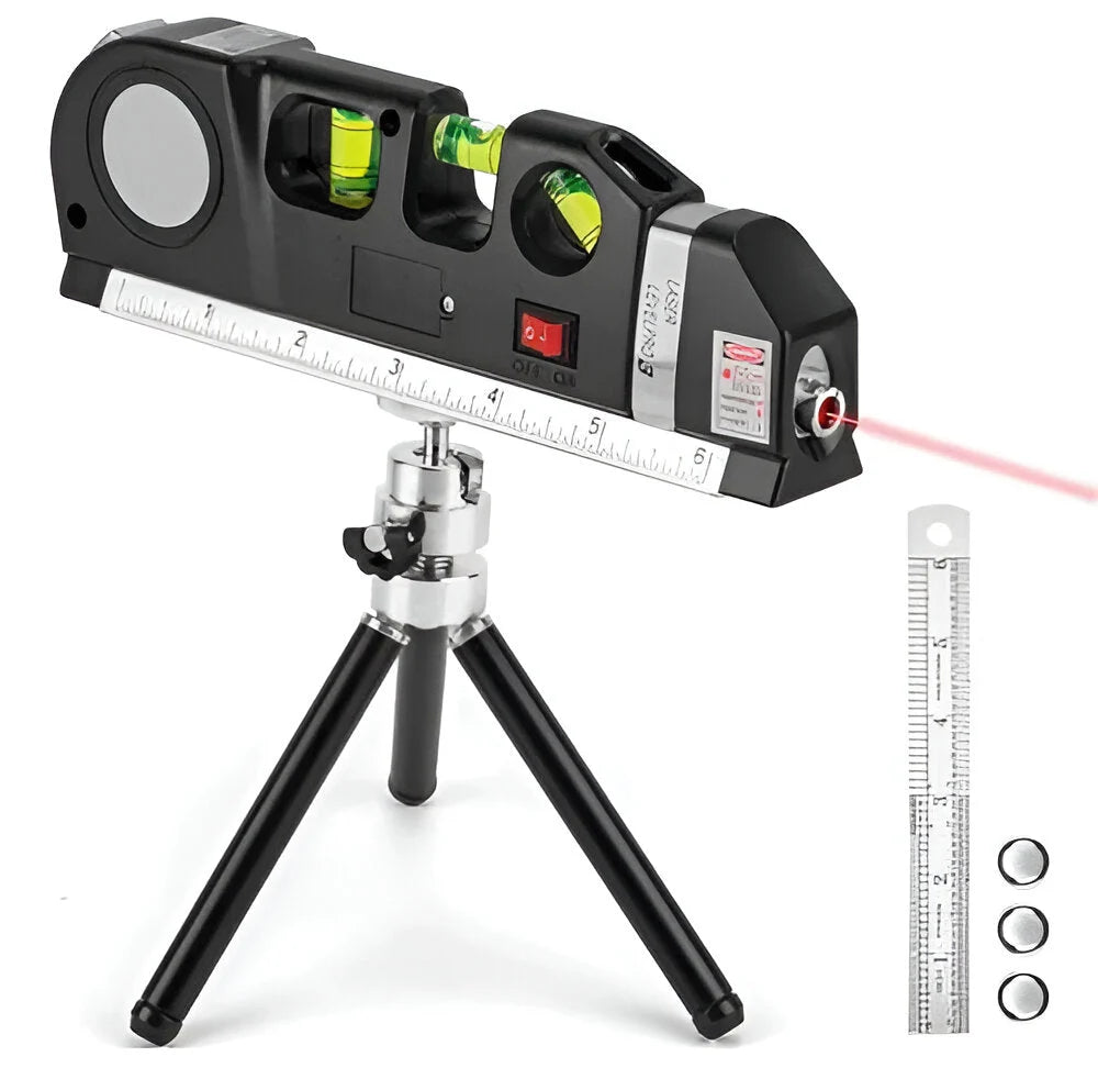 Handheld Laser Level 3 Projection Modes & 2.5m Tape