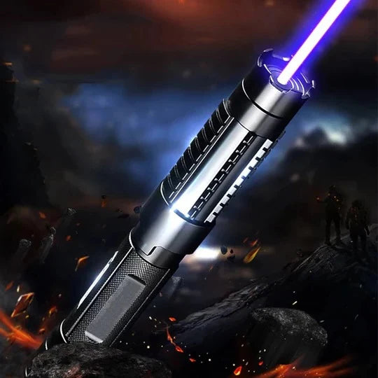 Handheld Laser Pointer Adjustable Beam Rechargeable Battery