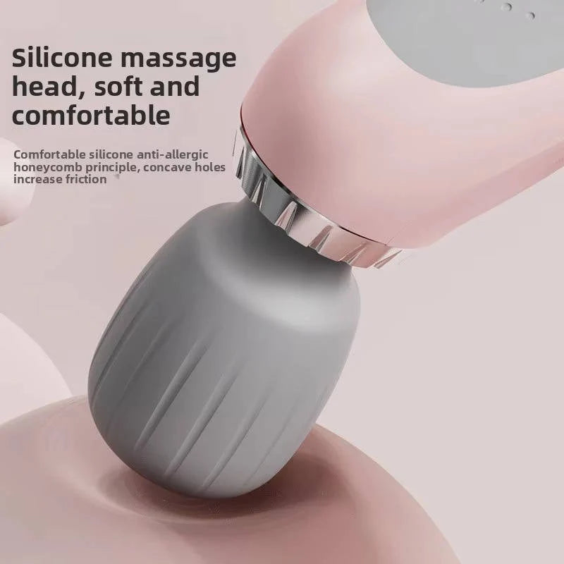 Handheld Massager Curved Handle 5 Speeds USB Rechargeable