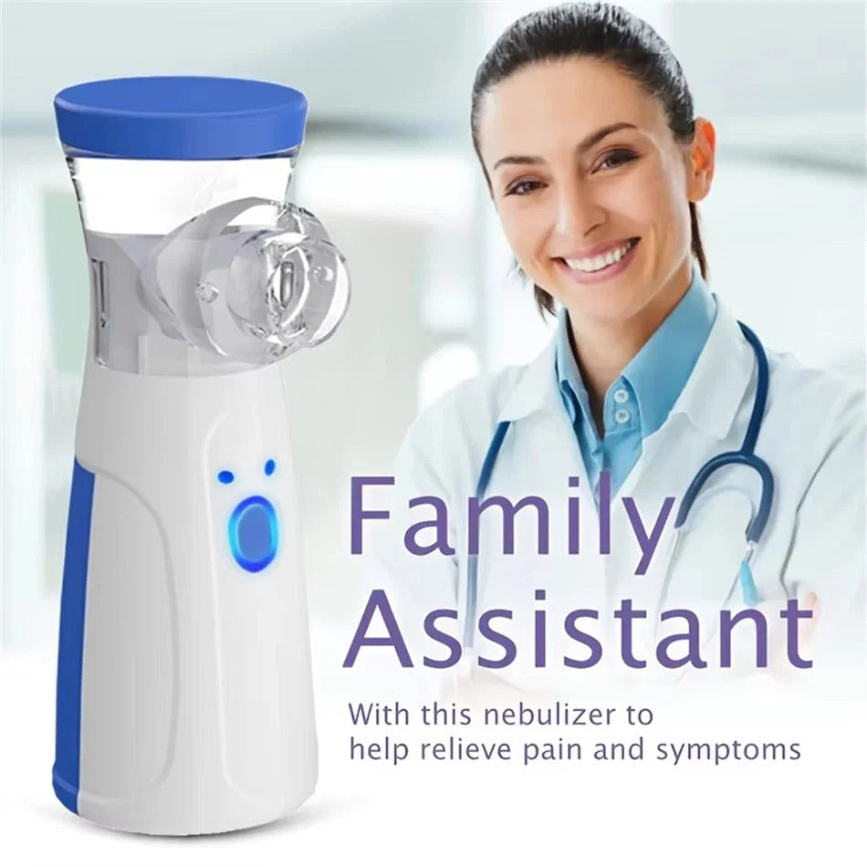 Handheld Nebulizer Mesh Quiet Portable USB & Battery