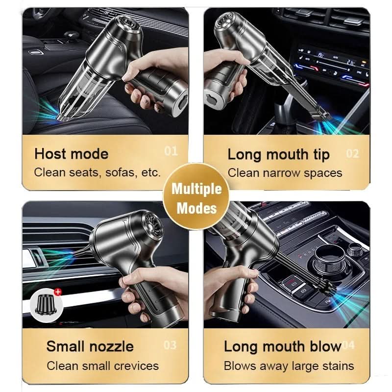 Handheld Vacuum Cleaner Cordless 120W USB Charging for Home & Car