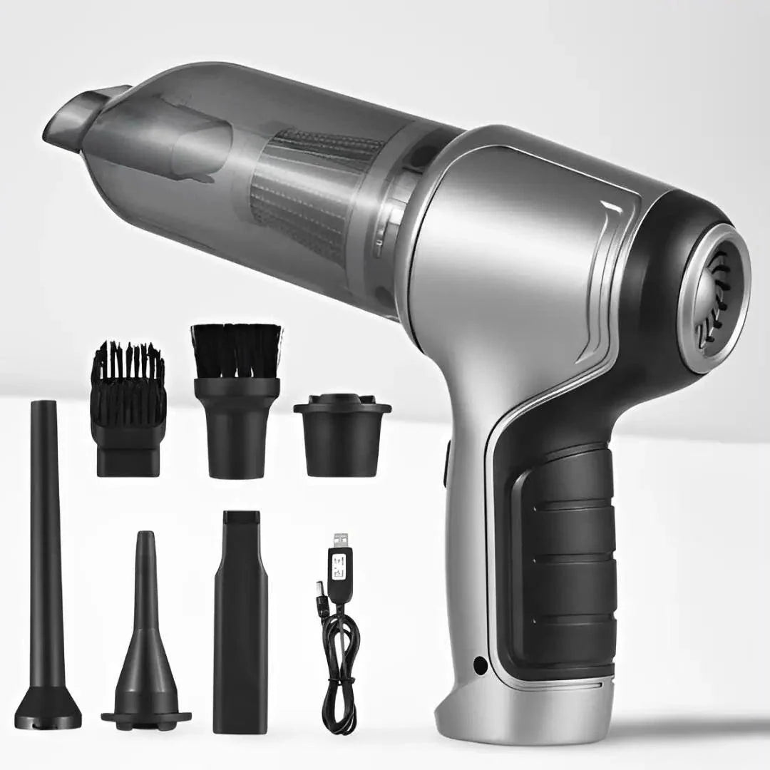 Handheld Vacuum Cordless Turbo Suction Snap-On Nozzle