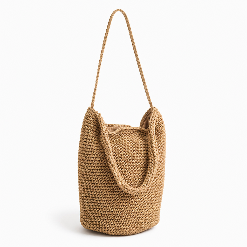 Handmade Jute Adjustable Strap Shoulder Bag