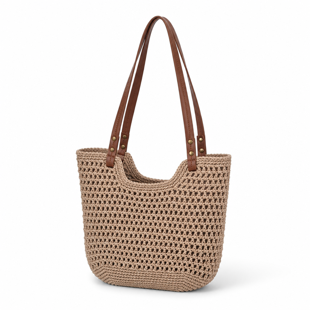Handmade Macrame Spacious Tote Bag