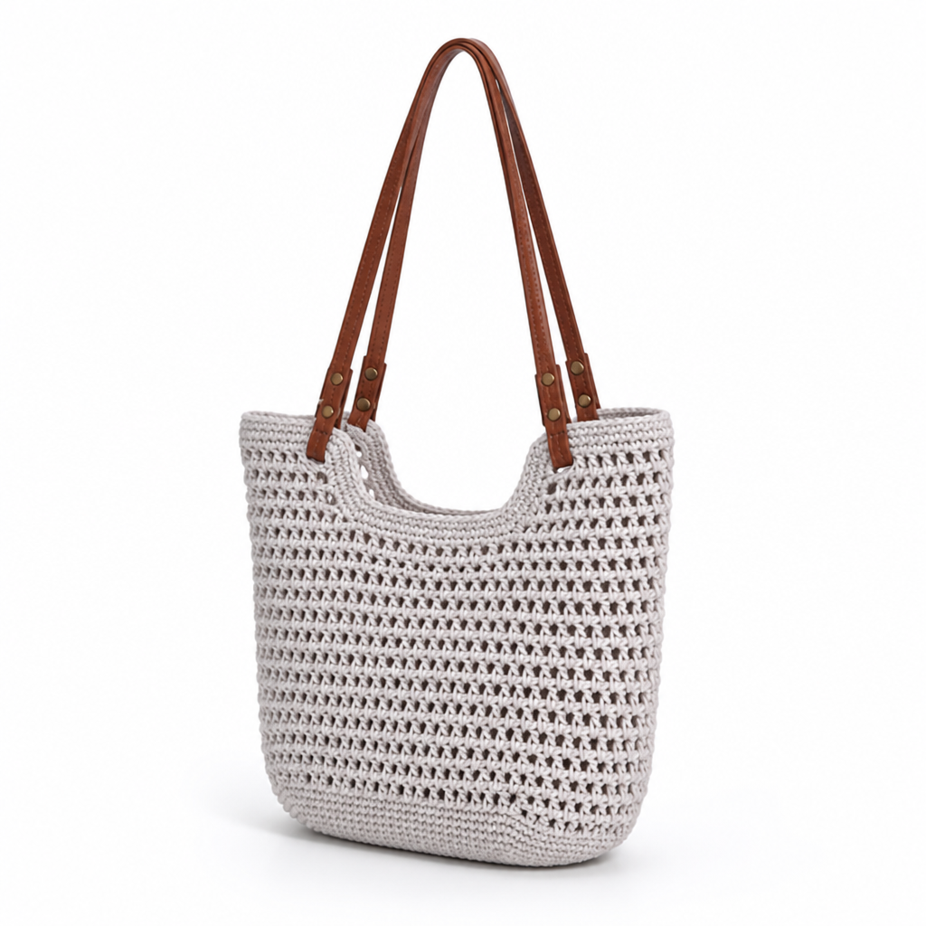 Handmade Macrame Spacious Tote Bag