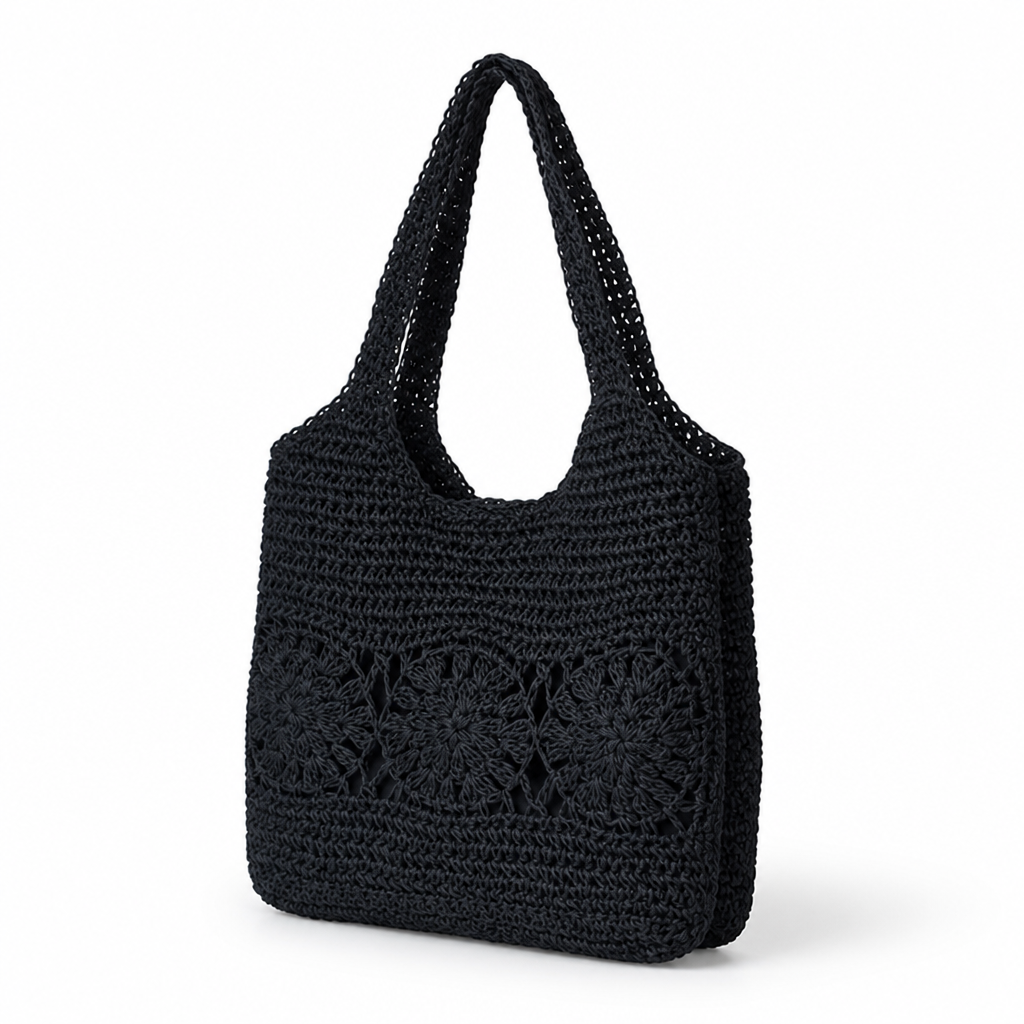 Handmade Sustainable Crochet Shoulder Bag