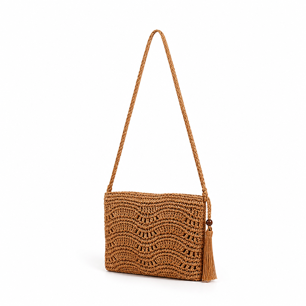 Handmade Woven Crossbody Bag (Adjustable Strap)