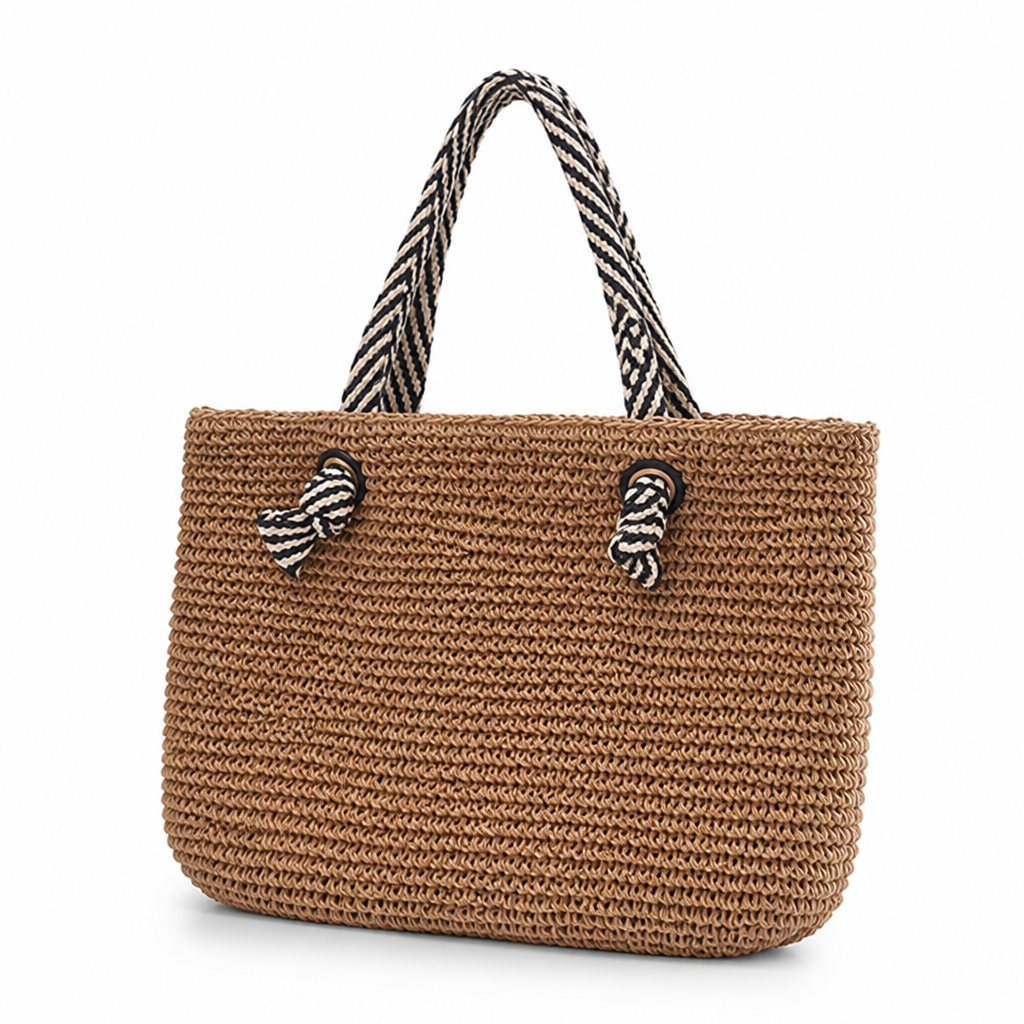 Handmade Woven Natural Fiber Tote