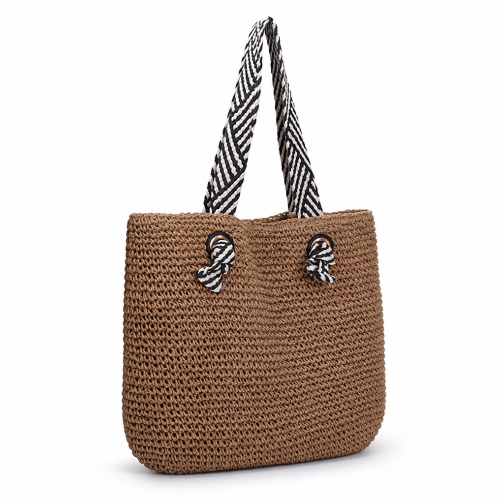 Handmade Woven Natural Fiber Tote