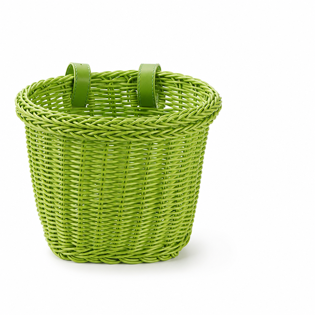 Handwoven Braided Bicycle Basket (Adjustable Straps)