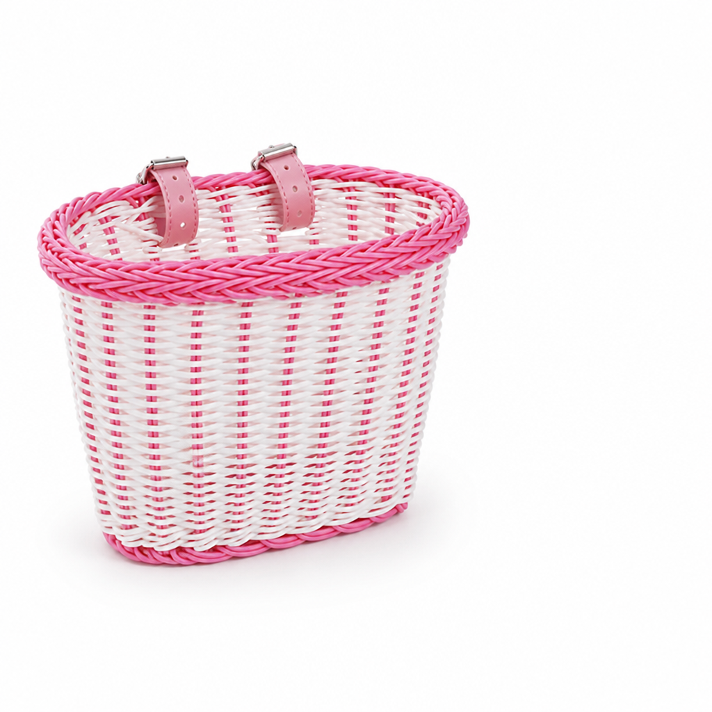 Handwoven Braided Bicycle Basket (Adjustable Straps)